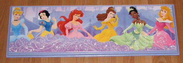 DISNEY PRINCESS Wall Decor Coat Rack Coat Hanger  