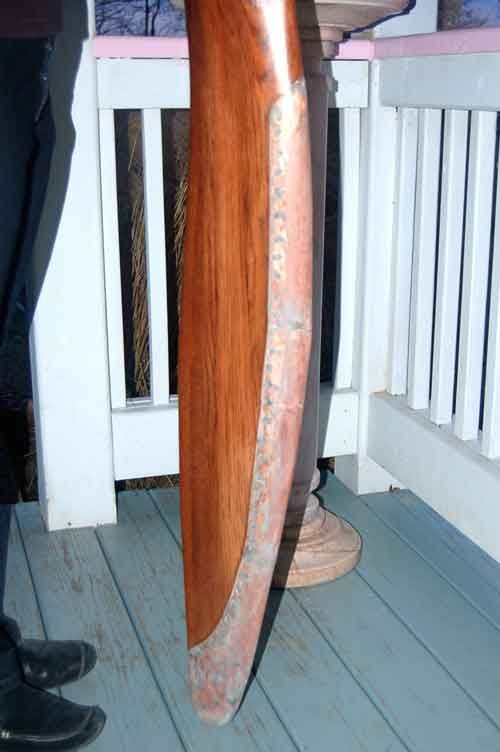   copper leading edges miss siam classic 1932 travel air 2000 propeller