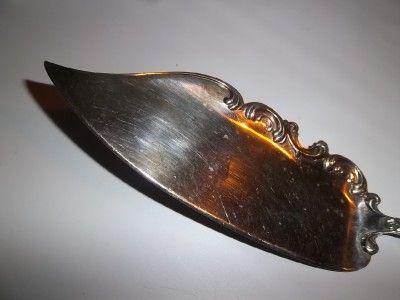   Antique 1895 Rogers & Hamilton ALDINE 11 Fish Server Silverplate