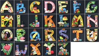 MARY ENGLEBREIT ALPHABET COLLECTOR MAGNETS   YOU CHOOSE  