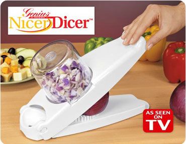 Nicer Dicer Vegetable Chopper 7 Pcs Set  As Seen On TV  