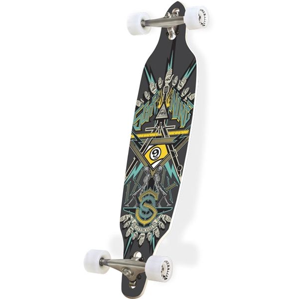 Sector 9 Freemason Drop Thru Complete Crusier Longboard Skateboard 9.5 