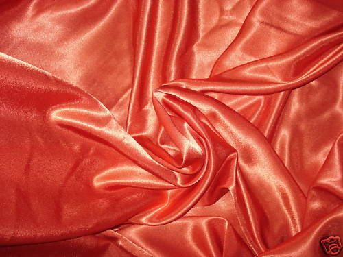 CREPE BACK SATIN RICH ORANGE 60 ( 6 YARDS )  