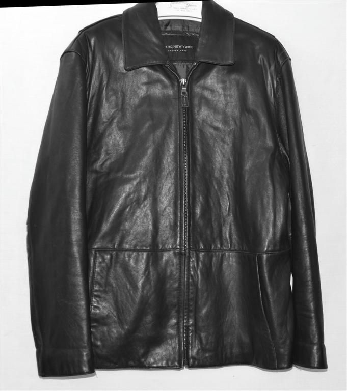 Andrew Marc New York Butter Leather Mens Jacket Sz Medium  