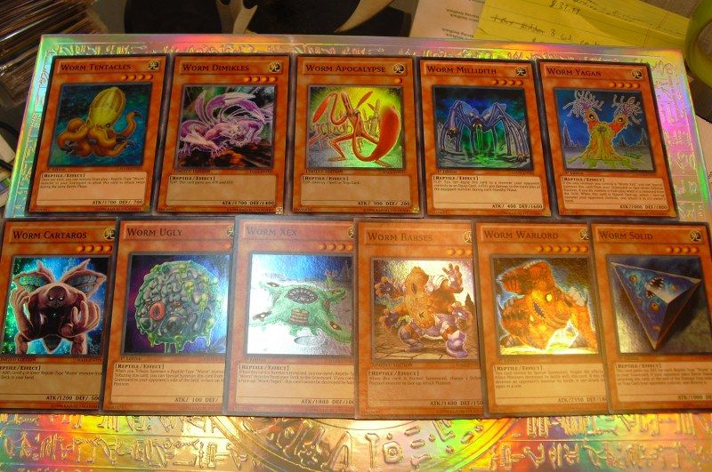   WORM Lot Cards Holo Rares Secret Reptile Synchro Ultimate Deck  