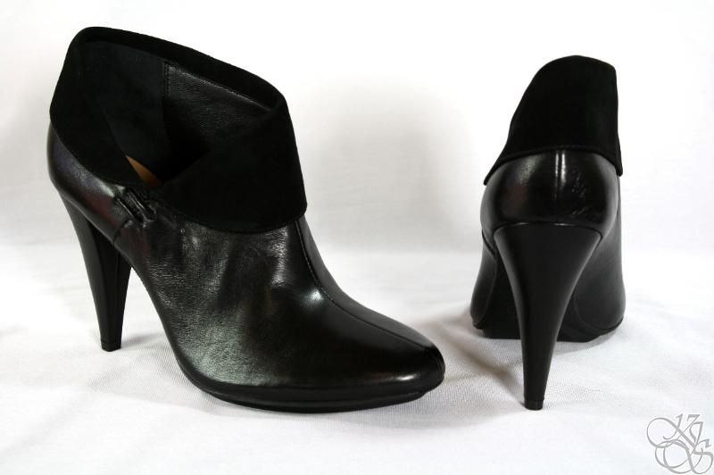 COACH Annika Black Ankle Boots Bootie Shoes New  