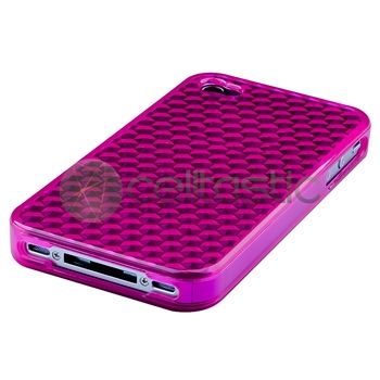   Silicone Rubber TPU Gel Jelly Skin Case Cover For Apple iPhone 4 4G 4S