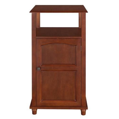 New Martha Bathroom Floor Cabinet w/ 1 door & Open Shelf   Distressed 