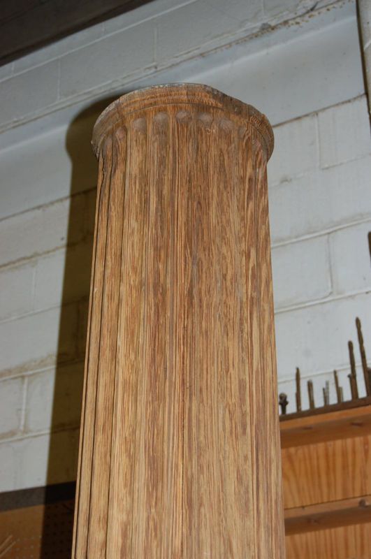 BEAUTIFUL OAK FLUTED COLUMNS (RECLAIMED)  