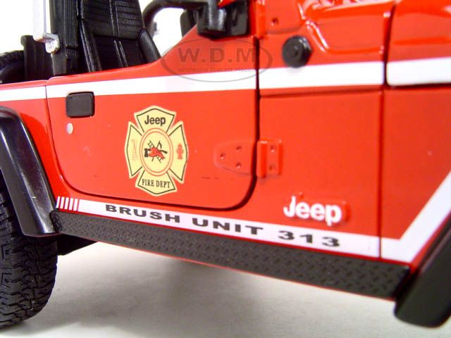 JEEP WRANGLER RUBICON FIRE UNIT 118 DIECAST MODEL  