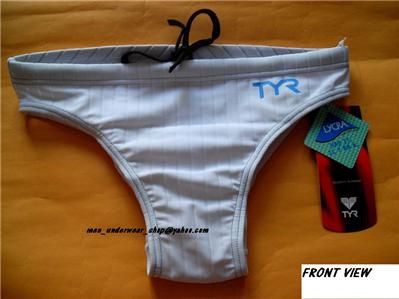 TYR men racer swimwear (bikini) 33 35 white  