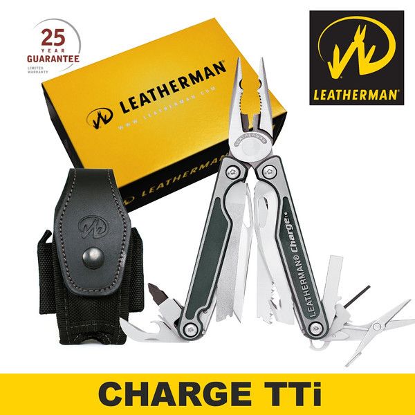 Leatherman CHARGE TTi w/ Premium Sheath & 42PC BIT KIT #831154  