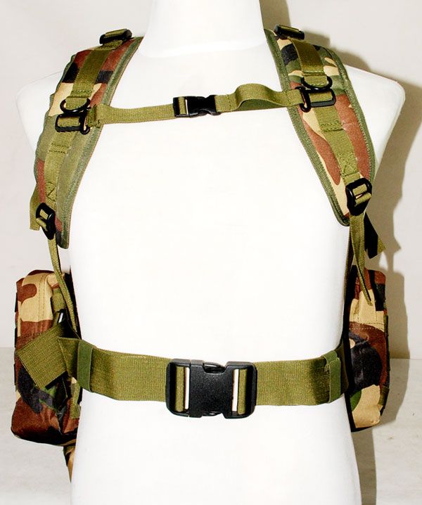 TACTICAL MOLLE ASSAULT BACKPACK BAG CAMO WOODLAND  3786  