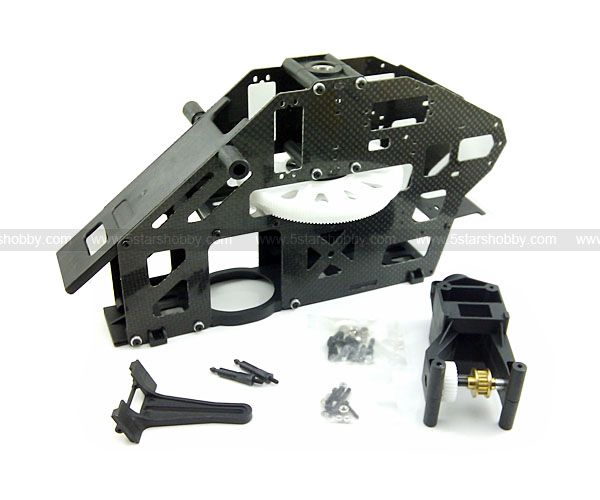 CNC Metal & Carbon 3D 6Ch 2.4G Trex 500 Helicopter KIT  