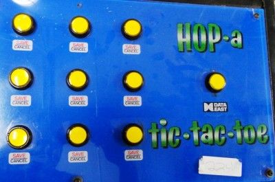 Data East Lazer Tran Hop.A.Tic.Tac.Toe Redemption Arcade Game for 