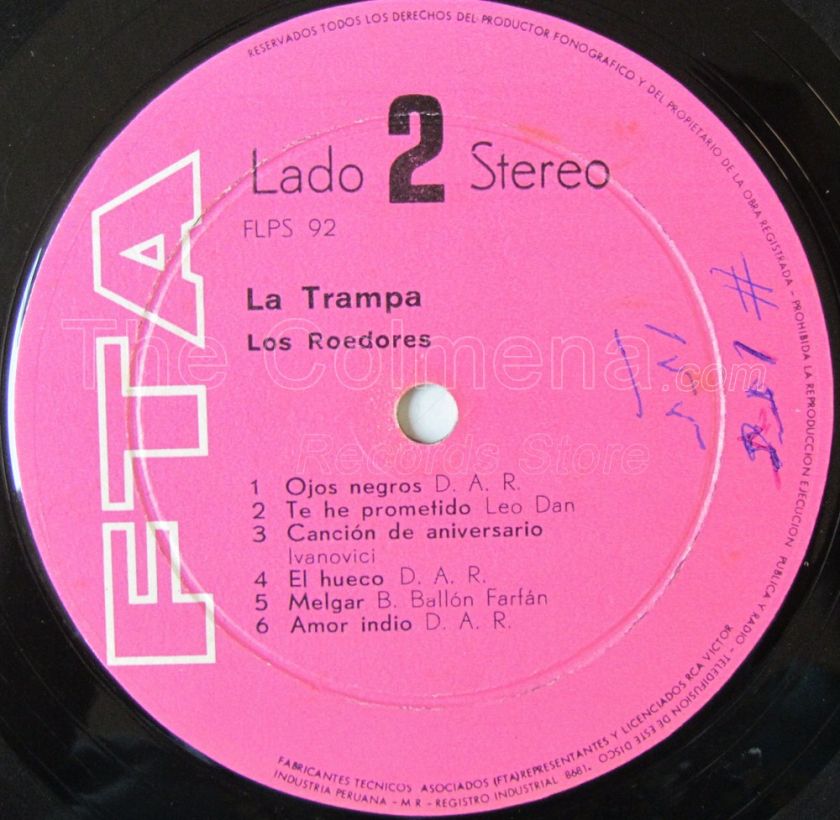 LOS ROEDORES La trampa GUARACHA DESCARGA INSTRUMENTAL LATIN JAZZ 