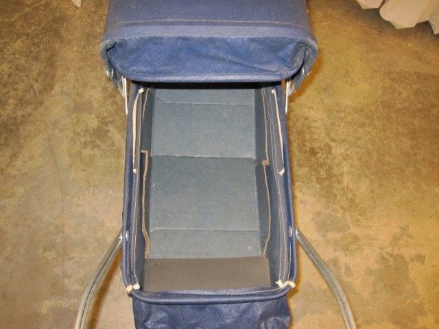Vintage Blue Red South Bend Toy Doll Buggy Near Mint  