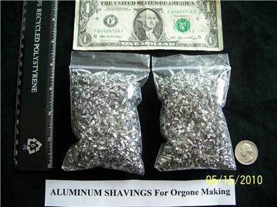 ORGONE Making Coils   Earth Magnets   Aluminum Shavings  