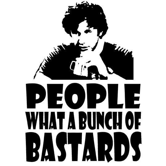 IT CROWD PEOPLE WHAT A BUNCH OF B*****S UNOFFICIAL TRIBUTE CULT TV T 