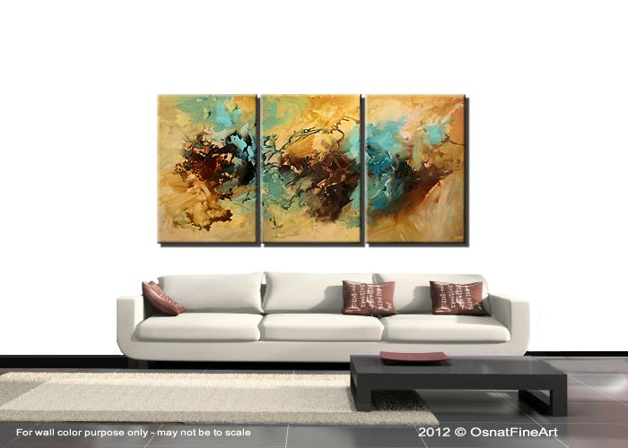 ORIGINAL abstract painting modern art IMPASTO palette knife MOTHER 