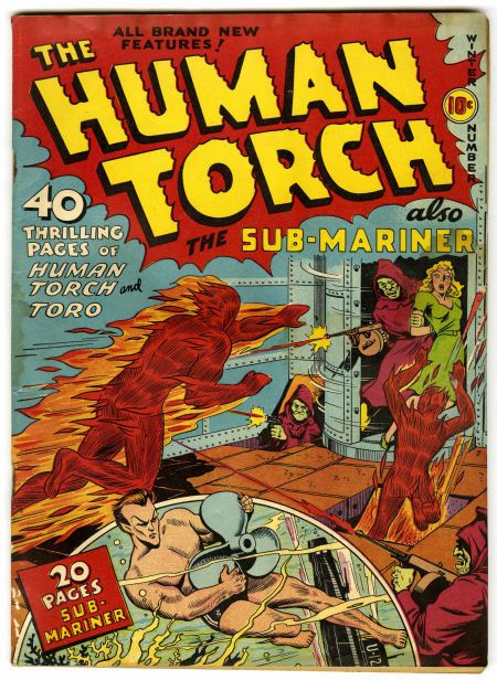 HUMAN TORCH 2(#1) thru 38 Golden Age Timely all issues  