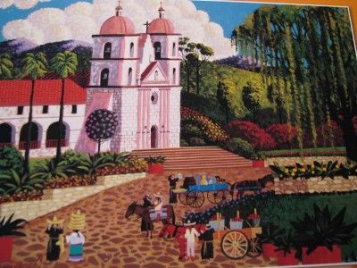 HOMETOWN SANTA BARBARA MISSION PUZZLE HERONIM WYSOCKI FRIAR PADRE 