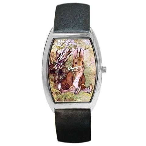 BEATRIX POTTER BENJAMIN BUNNY BARREL WATCH NEW CUTE  