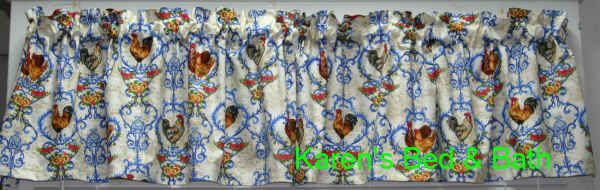   kitchen curtain valance custom sewn by karen s bed bath brand new