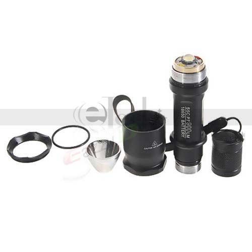 900lm Lumen SSC P7 5 Mode LED Flashlight Torch +Battery  