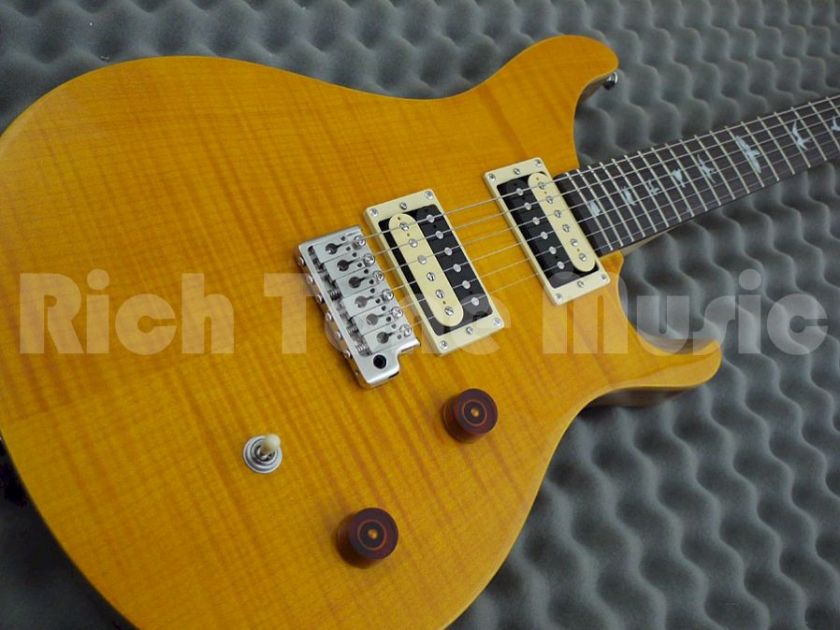 PRS SE Custom 24 Electric Guitar   Santana Yellow  