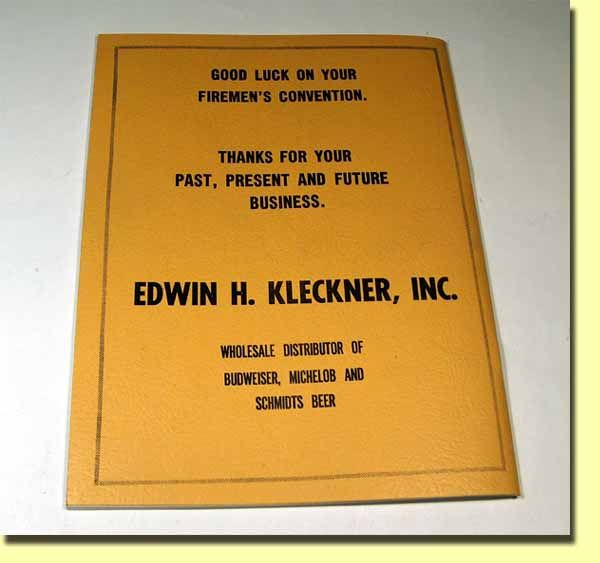 1977 SIX COUNTY FIREMENS ASSOC. Program Northumberland  