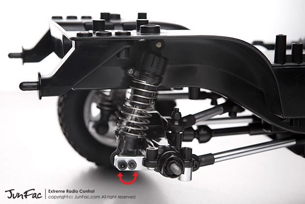 Link suspension conversion for CC01 Pajero Wrangler  