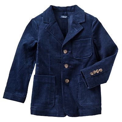   Lauren Chaps BOYS CORDUROY BLAZER Navy Blue CLASSIC POLISHED LOOK