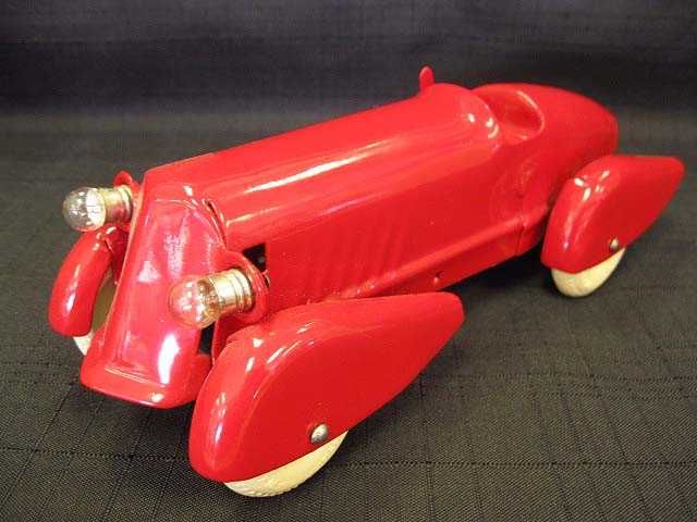 1934 Wyandotte Boat Tail Racer WY17 Pressed Steel Toy Car  