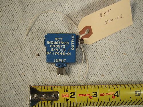 Microwave Isolator 1.2 1.9 GHz RYT Industries (ISO 03)  