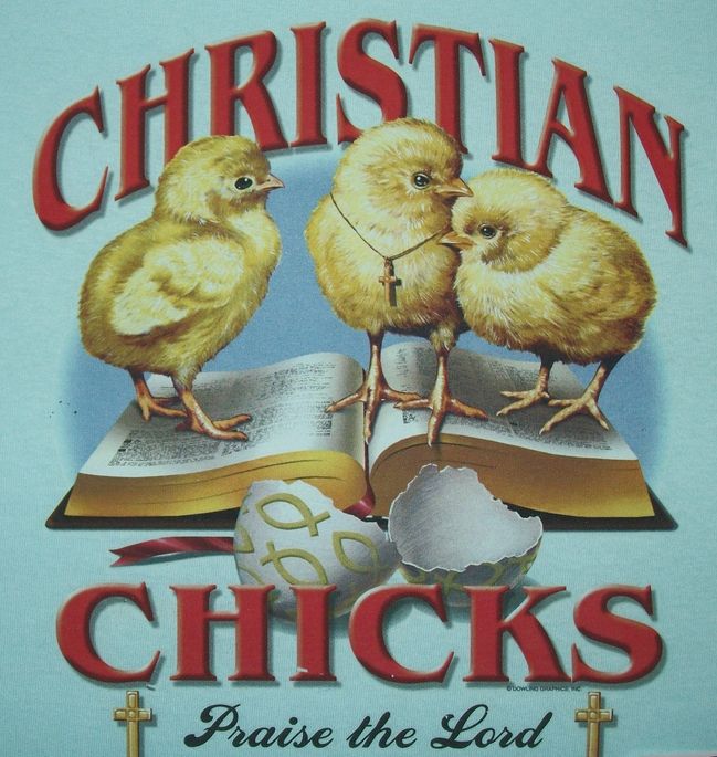 Dixie Outfitters Religious T Shirt Christian Chicks Jesus God Bible 