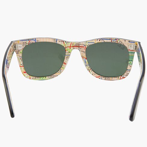 2012* RAY BAN WAYFARER NEW YORK MAP Sunglasses   RB2140 1028  