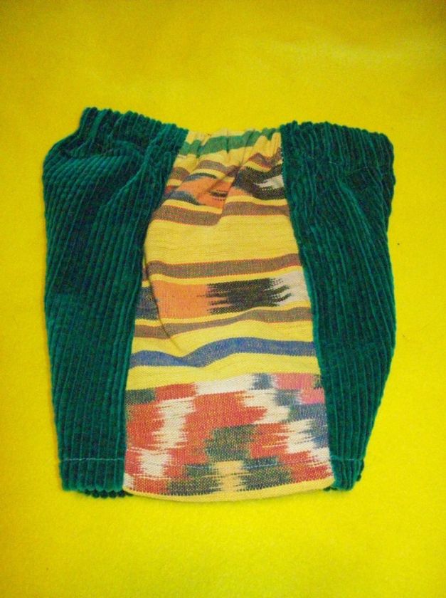 Cord and Guatemalan Hippie Patchwork girl boy Shorts  