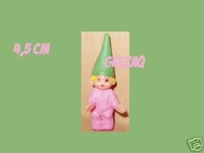 Figurine PVC BRB  david le gnome  bébé debout rose  