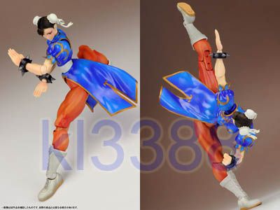 Square Enix Super Street Fighter IV Play Arts Kai Ryu + Chun Li set 