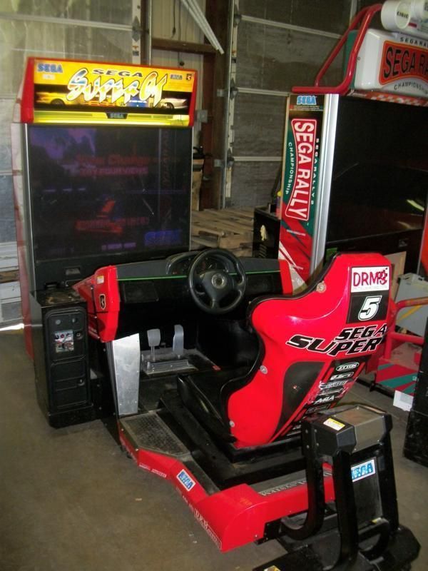 SEGA Super GT racing arcade game  