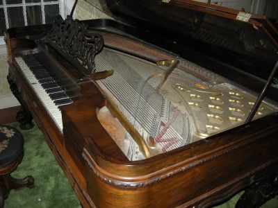 Chickering Rococo Style Square Grand Piano  