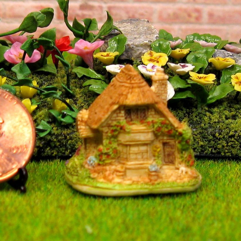 TINY COTTAGE HOUSE~#1~for Fairy flower garden~ Dollhouse scale 112 