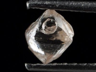 18ct Very Nice Unique Octahedron Rough Diamond Gem  