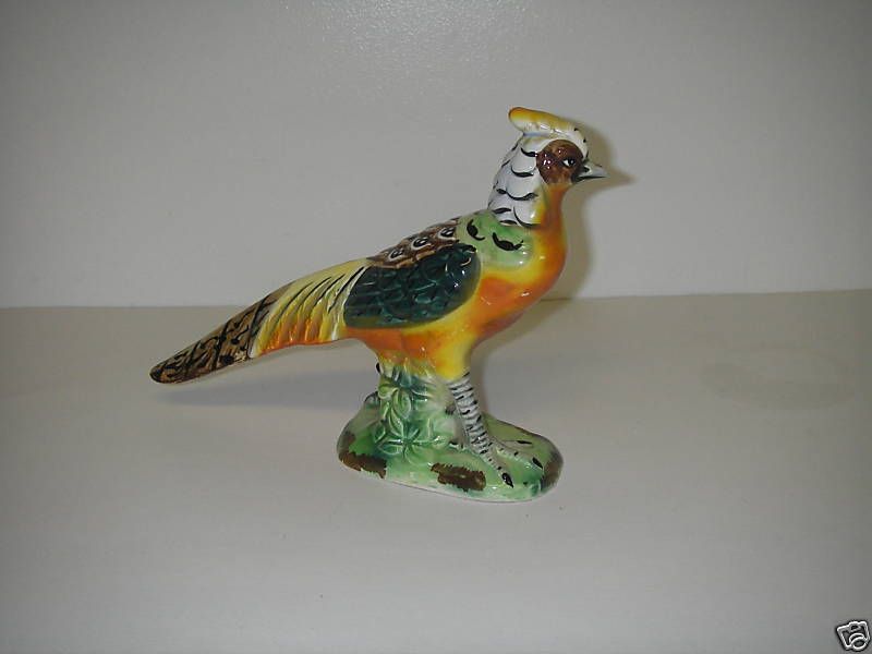 ARDCO Pheasant Figurine Fine Quality Dallas Japan Label  