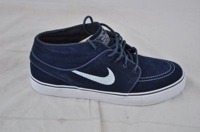 NIKE ZOOM STEFAN JANOSKI SB 443095 400 CITY NAVY WHITE (#8742) size 8 