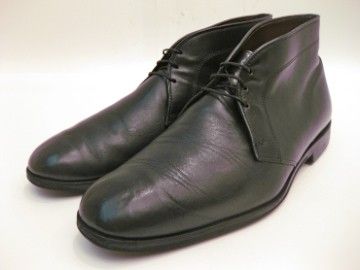 Allen Edmonds CALHOUN Black Leather Dress Chukka Boots 10.5 EEE 3E 