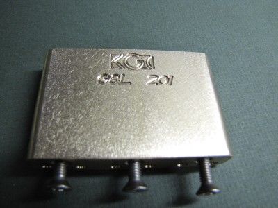   KGC BRASS TREMOLO BLOCK = SUSTAIN, TONE, STABILITY and BLING  