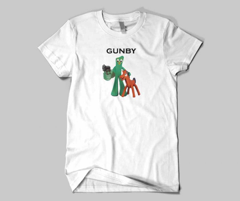 Gunby Gumby Pro Gun Parody T Shirt  