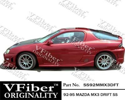 92 95 Mazda MX3 HB Drift Side Body Kit  